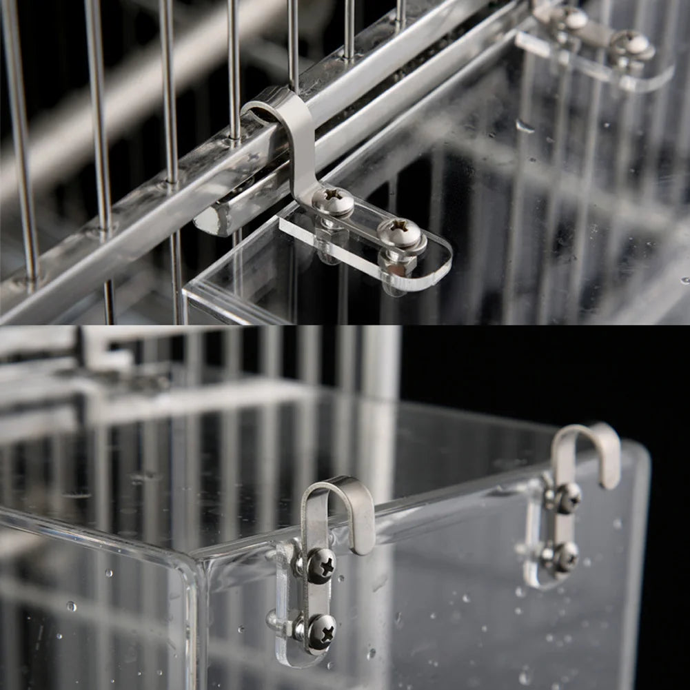 Transparent Acrylic Bird Bath Box