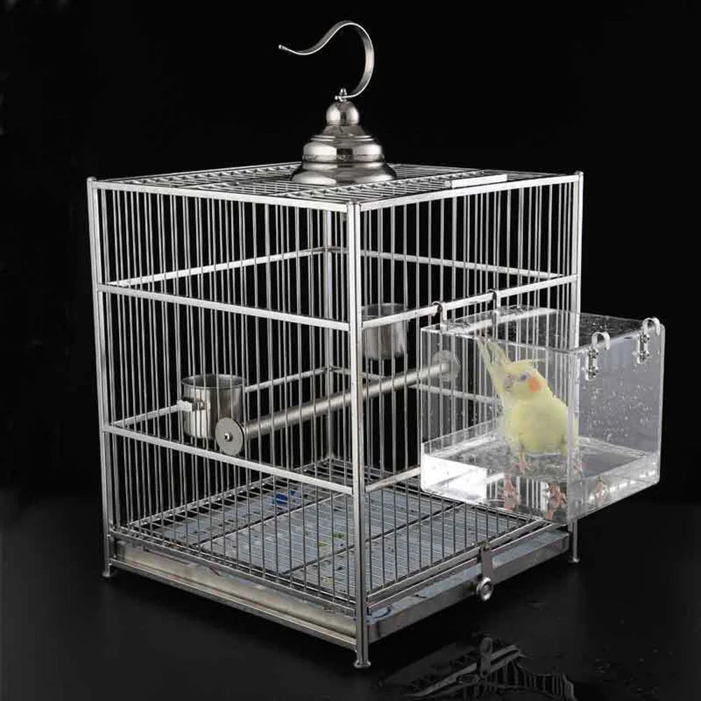 Transparent Acrylic Bird Bath Box