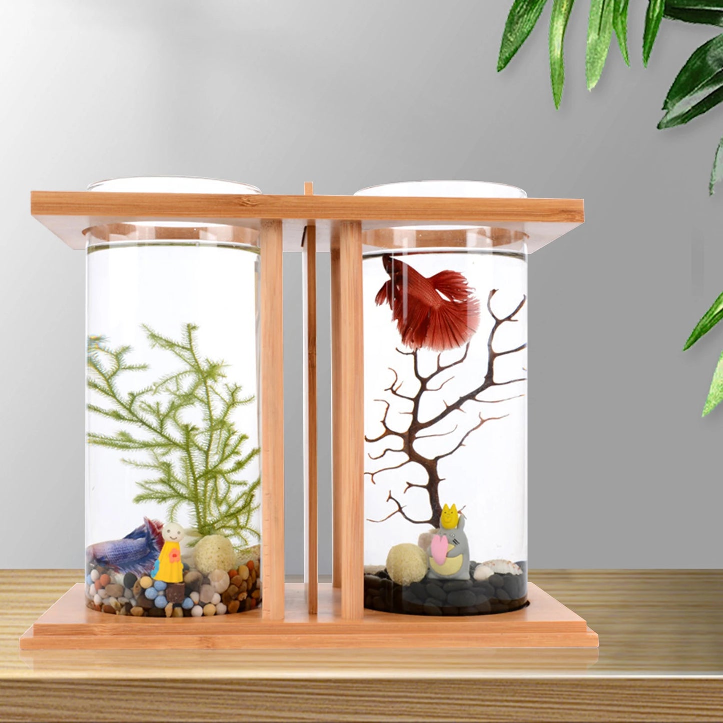 Mini Fish DIY Tank Creative Bamboo