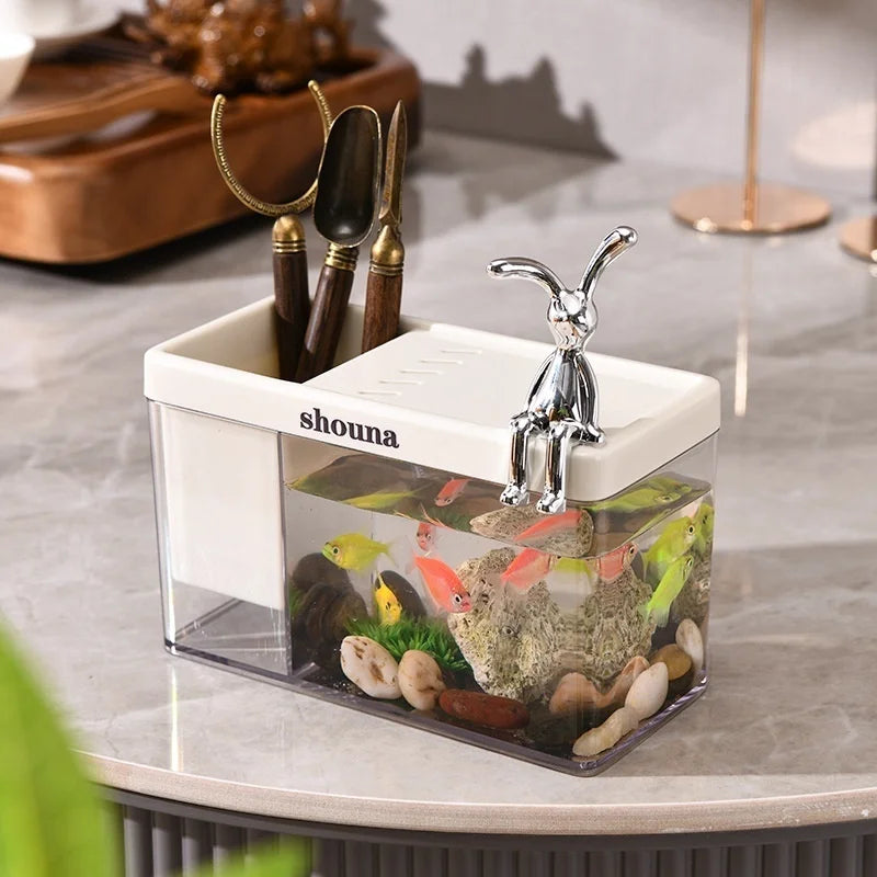 Fish Tank Transparent Glass Rectangular