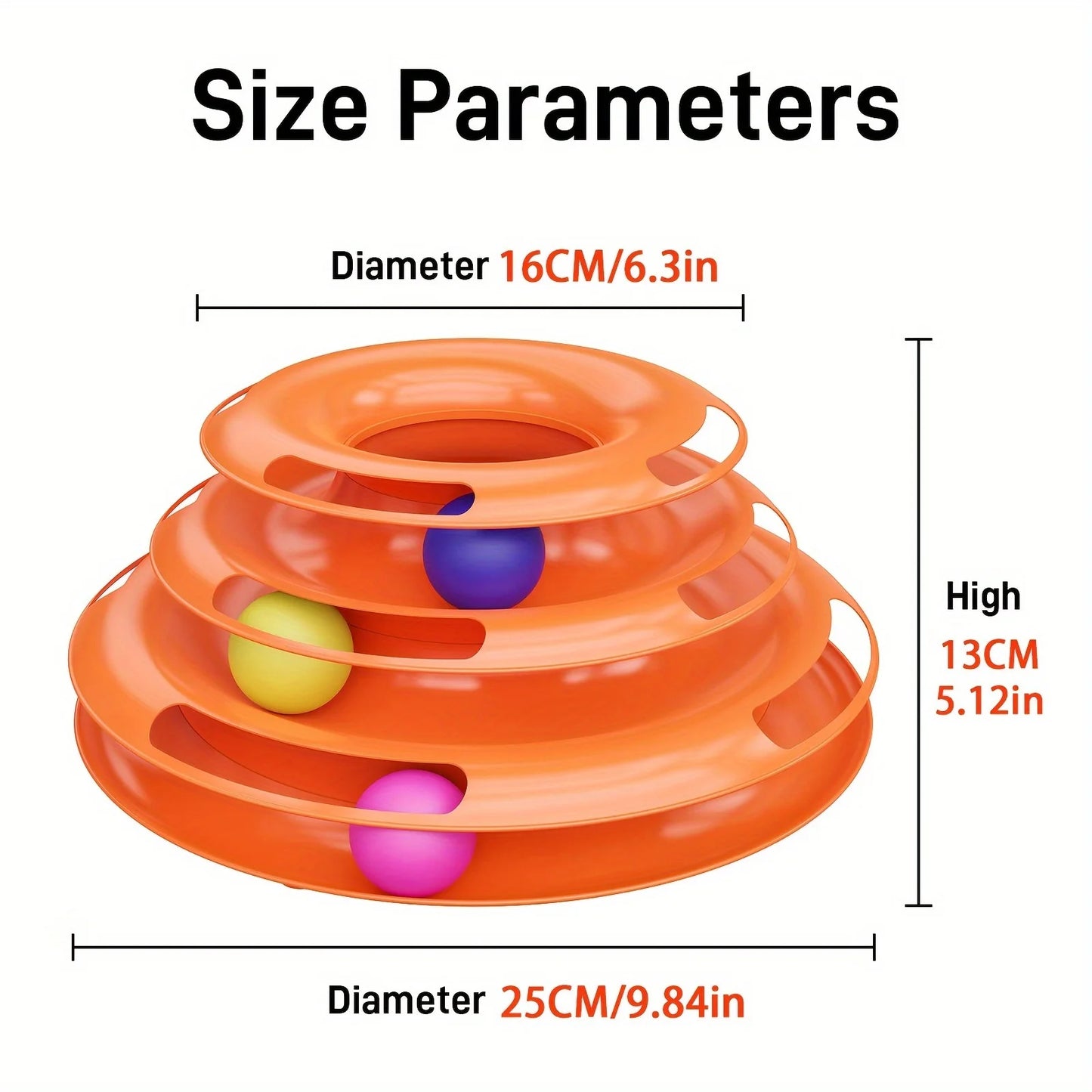 3 Layer Interactive Cat Toy