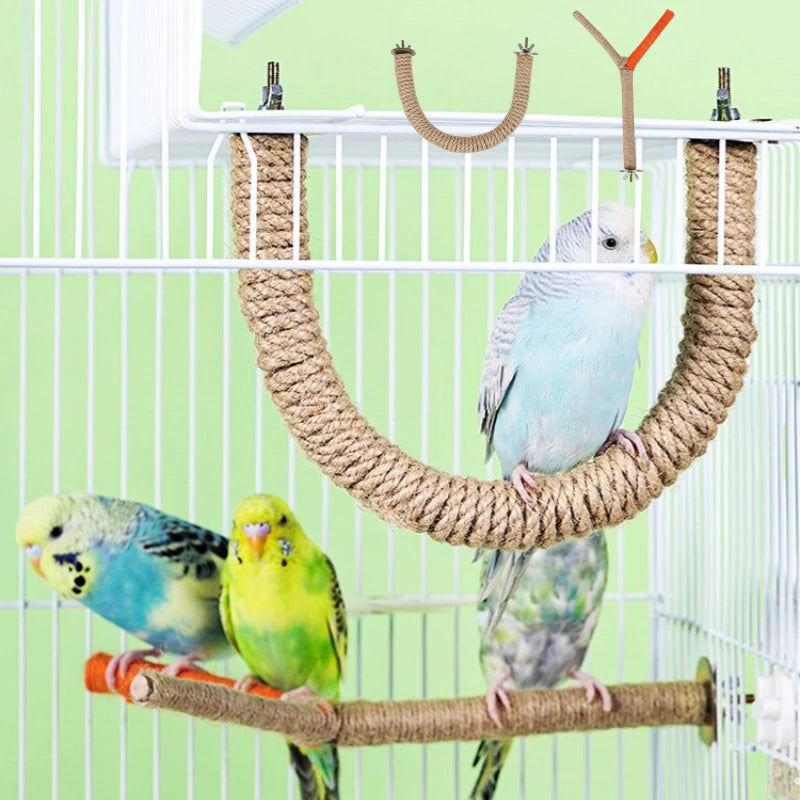 Bird Perch Parrot Toy Bird Cage