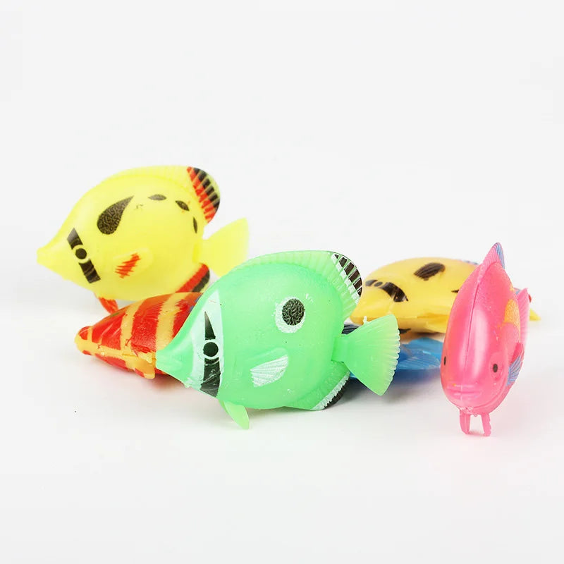 10Pcs Moving Artificial Fishes Plastic