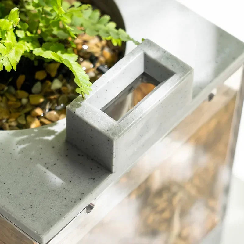 Small Aquarium Fish Tank Built-in Oxygen Bar