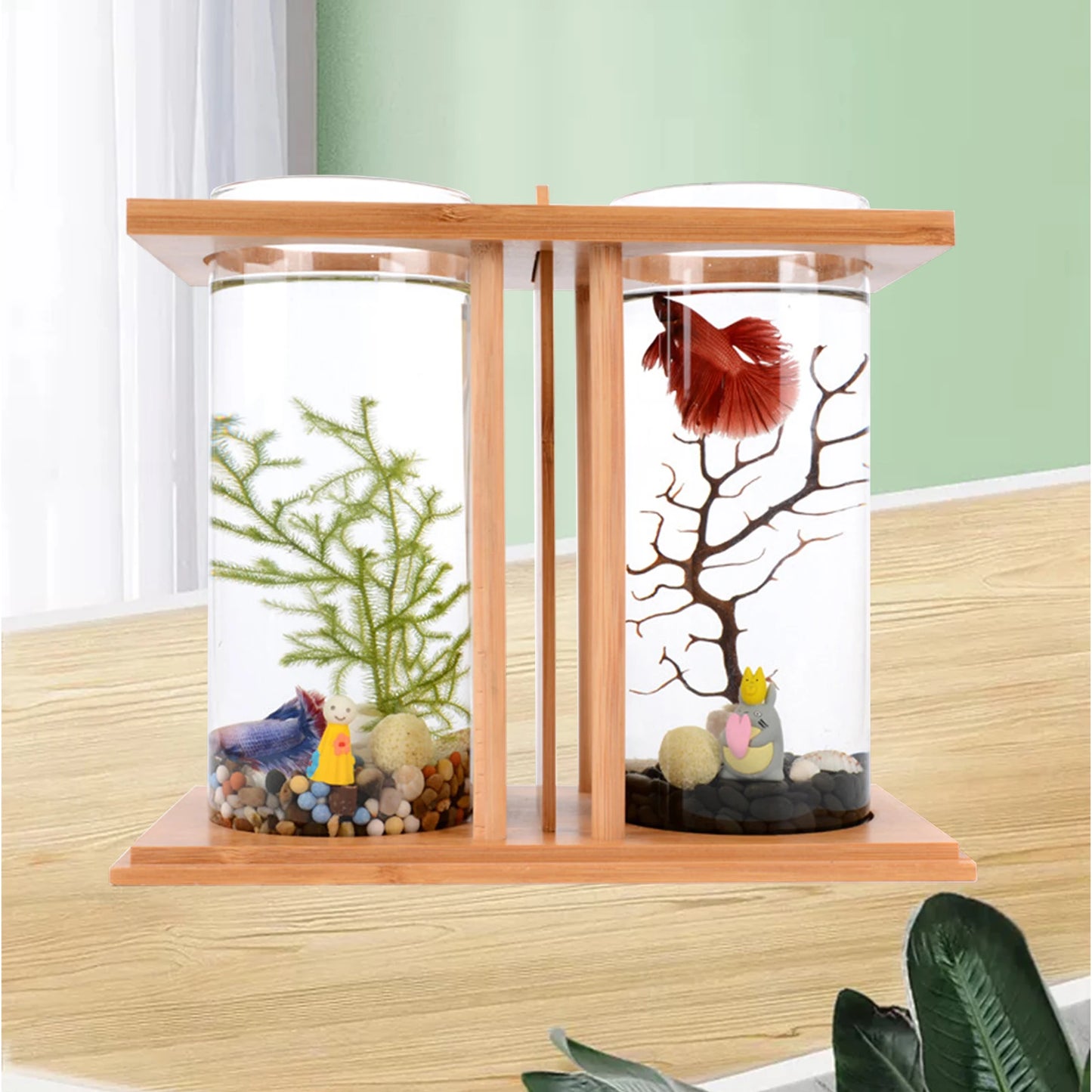 Mini Fish DIY Tank Creative Bamboo