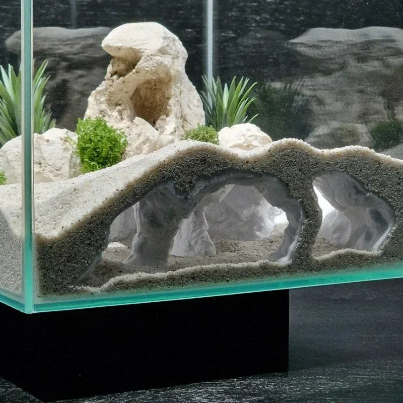 Fish Tank Underwater Palace Hiding Cave