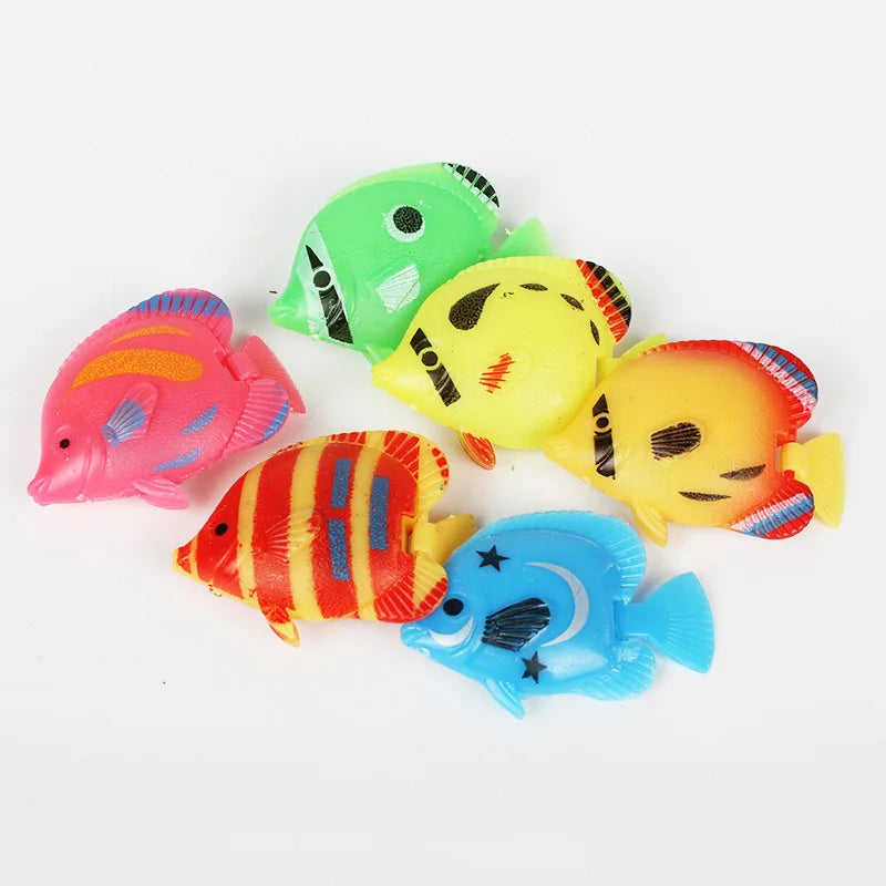 10Pcs Moving Artificial Fishes Plastic