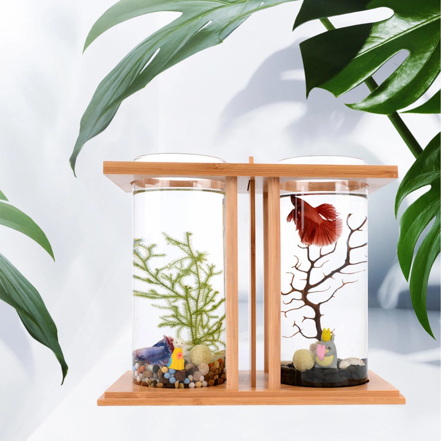 Mini Fish DIY Tank Creative Bamboo
