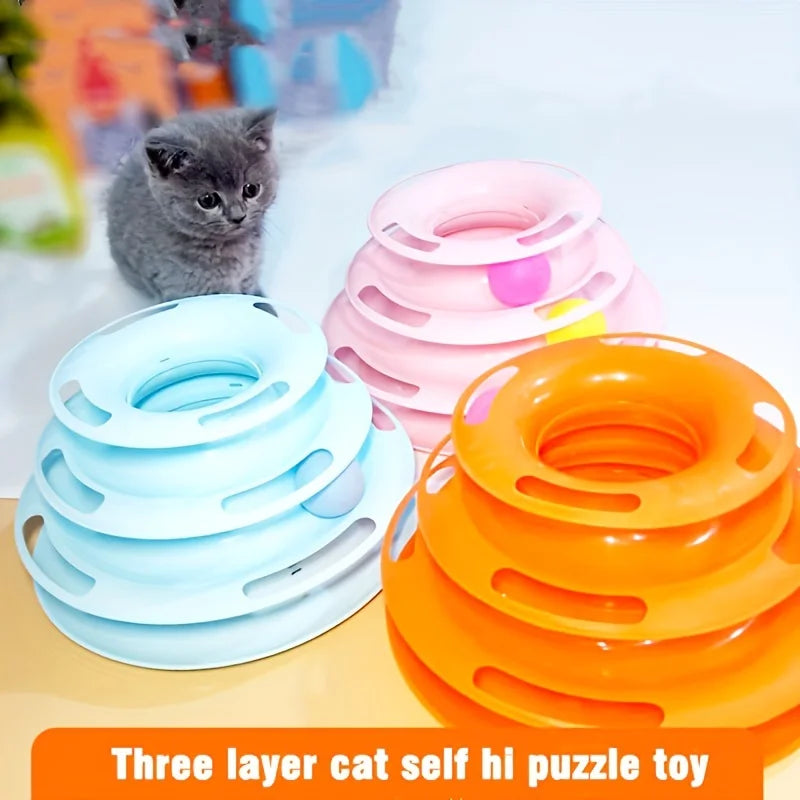 3 Layer Interactive Cat Toy