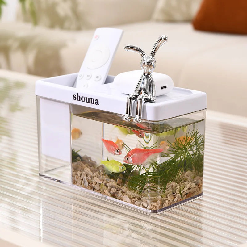 Fish Tank Transparent Glass Rectangular