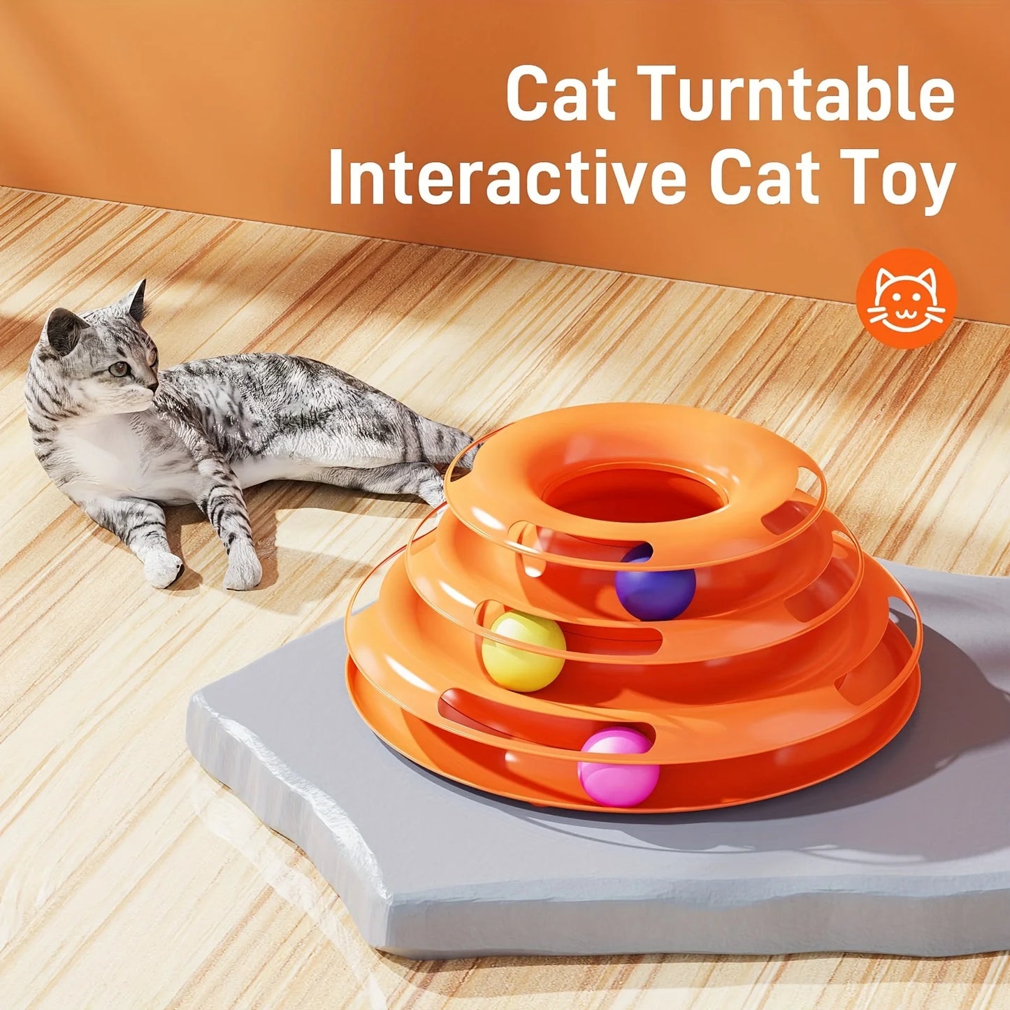 3 Layer Interactive Cat Toy