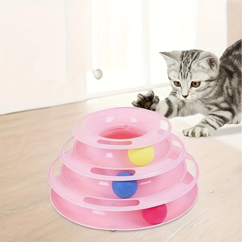3 Layer Interactive Cat Toy
