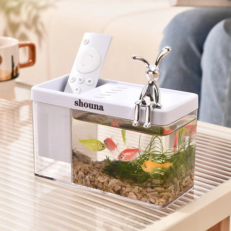Fish Tank Transparent Glass Rectangular