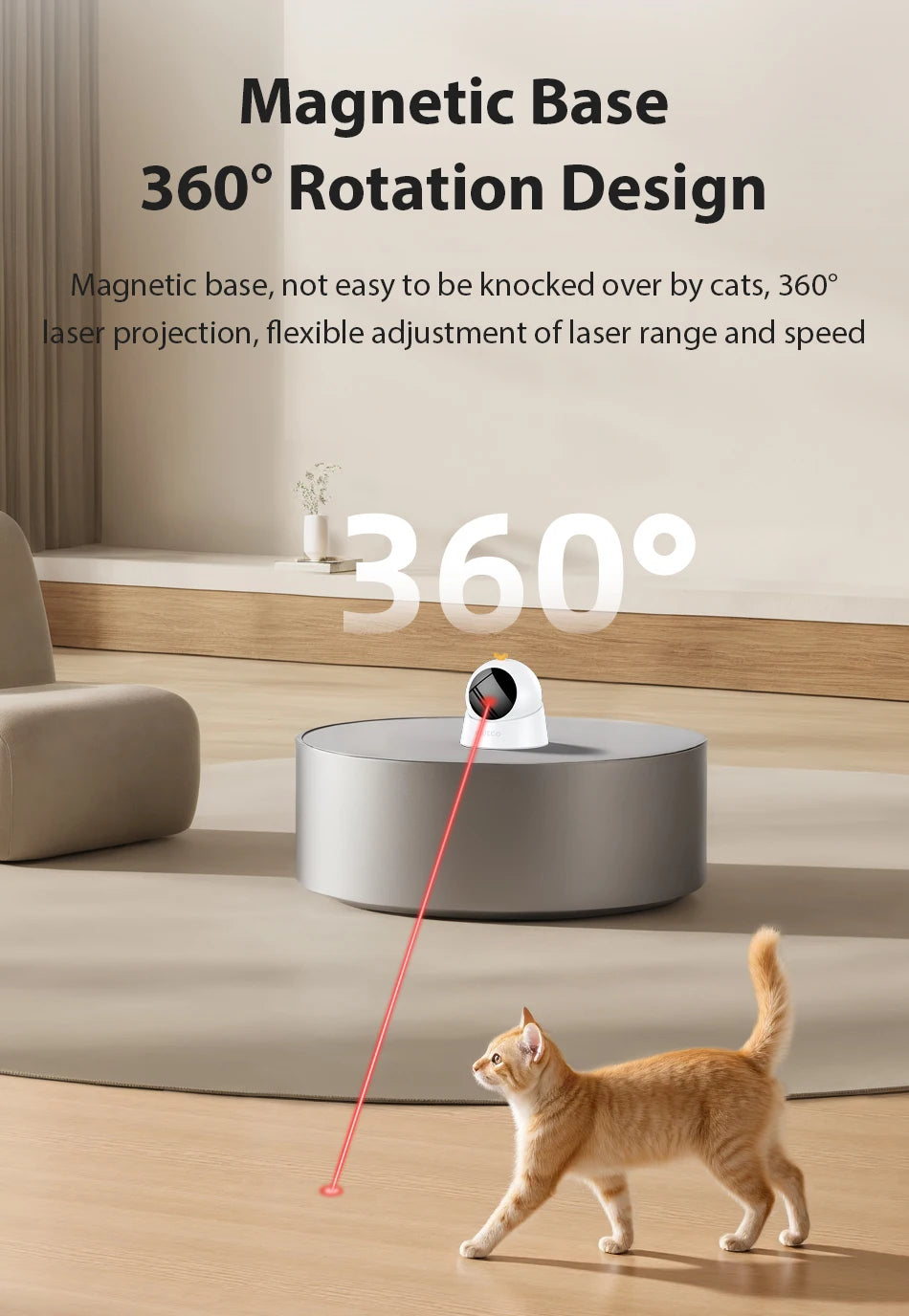 ROJECO Automatic Pet Toy