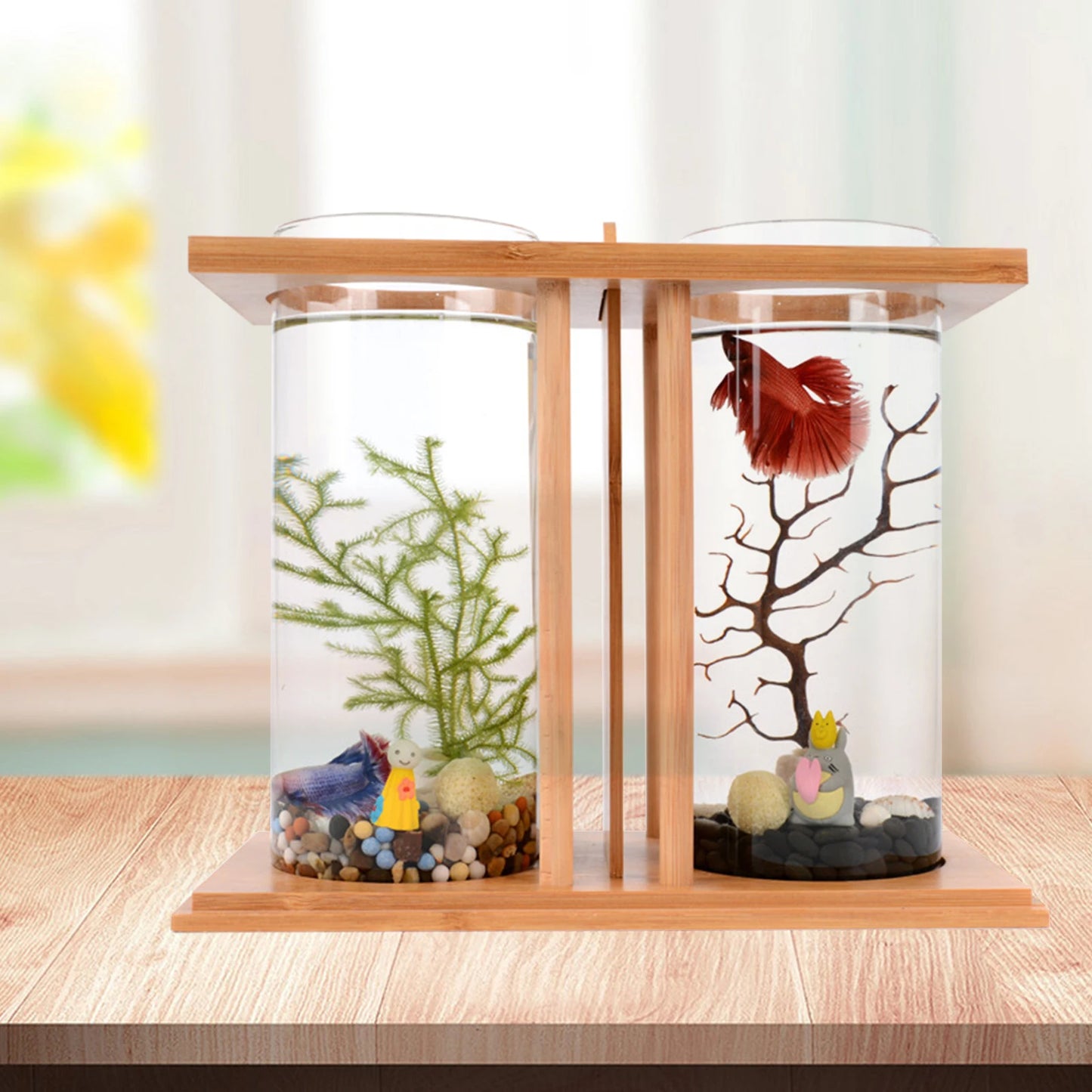Mini Fish DIY Tank Creative Bamboo