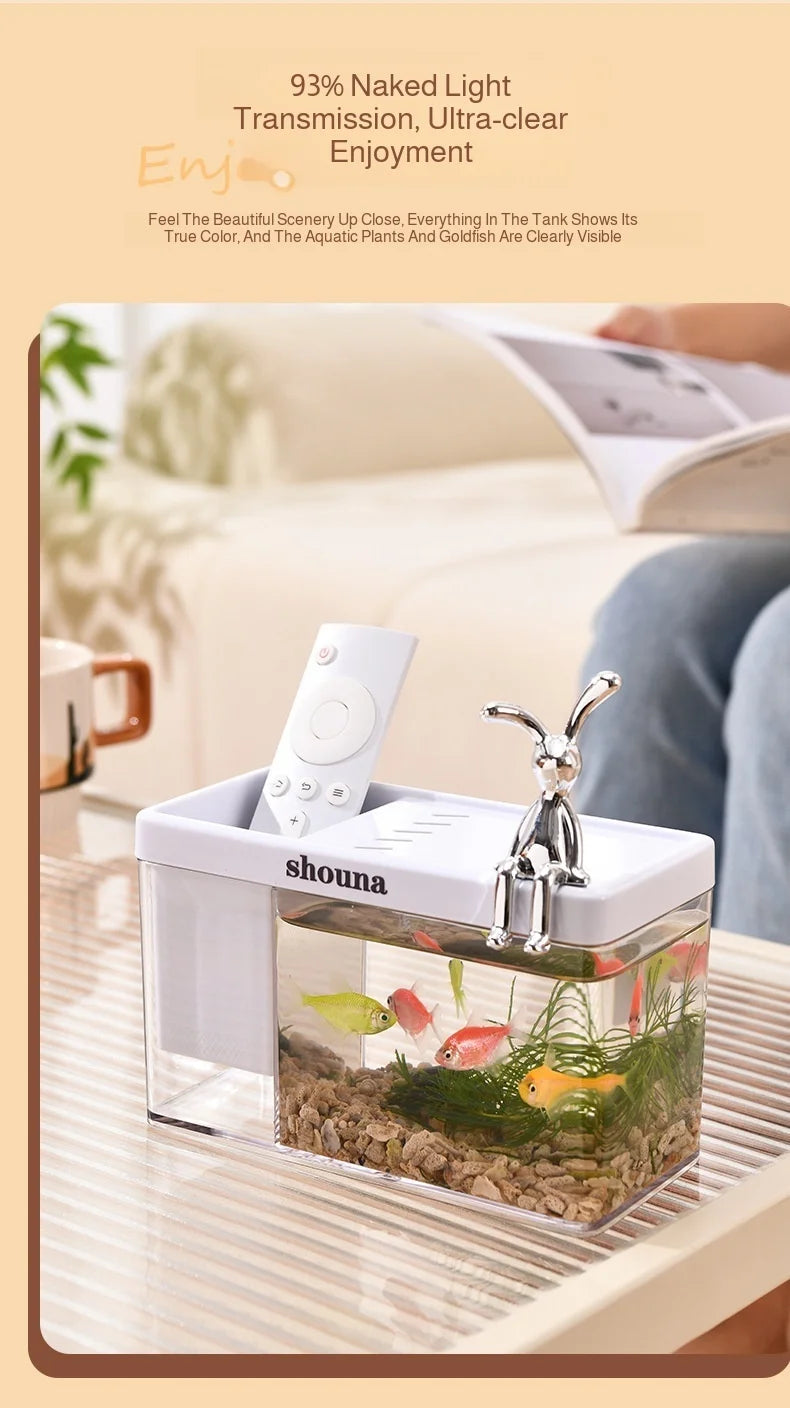 Fish Tank Transparent Glass Rectangular