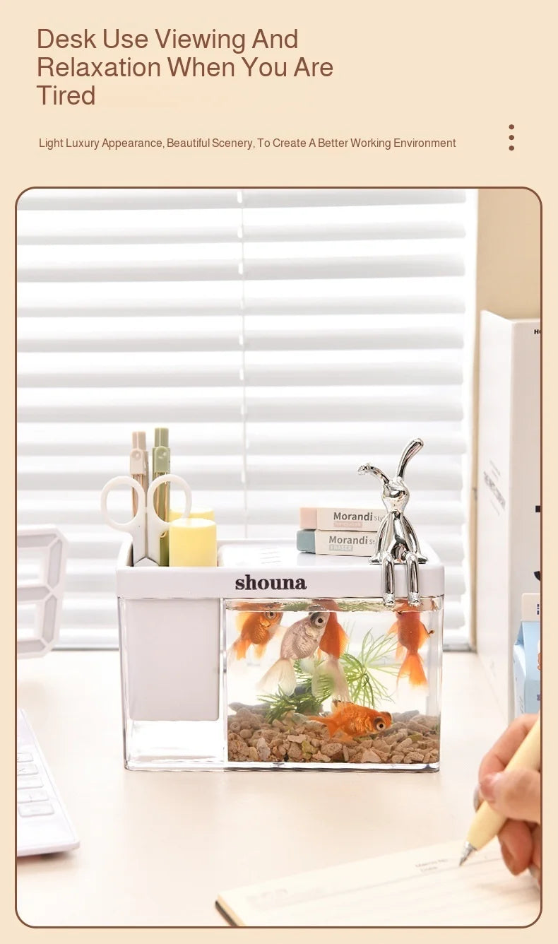 Fish Tank Transparent Glass Rectangular