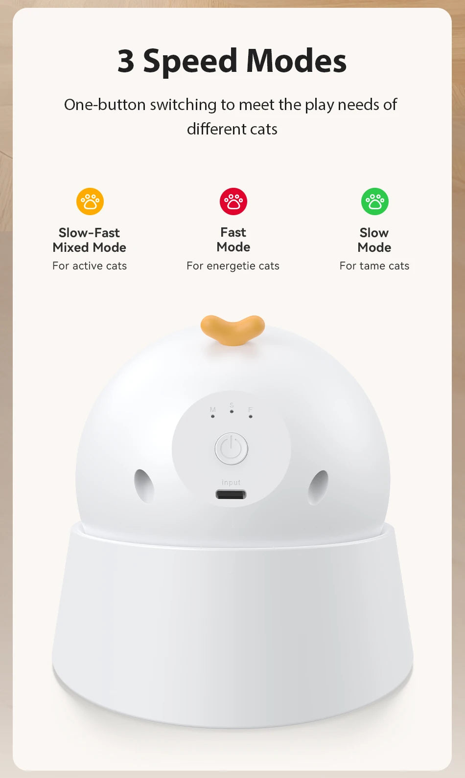 ROJECO Automatic Pet Toy