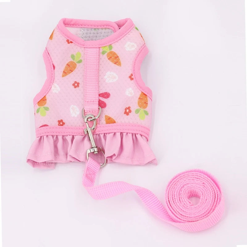 Rabbit Harness with Leash Cute