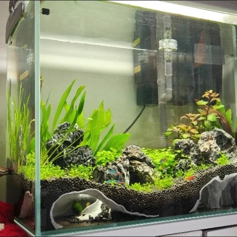 Fish Tank Underwater Palace Hiding Cave