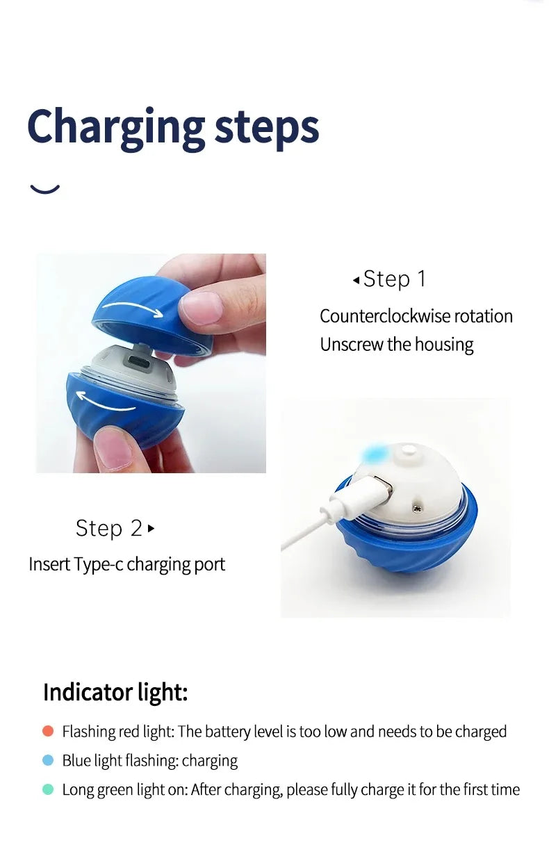 Smart Dog Toy Ball Automatic Electronic