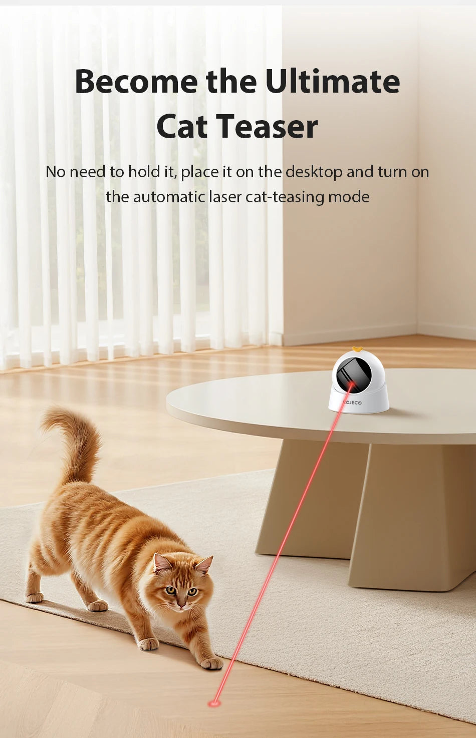 ROJECO Automatic Pet Toy