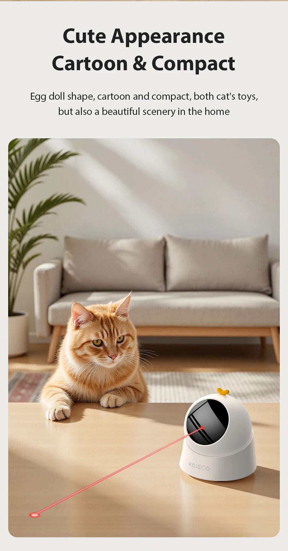 ROJECO Automatic Pet Toy