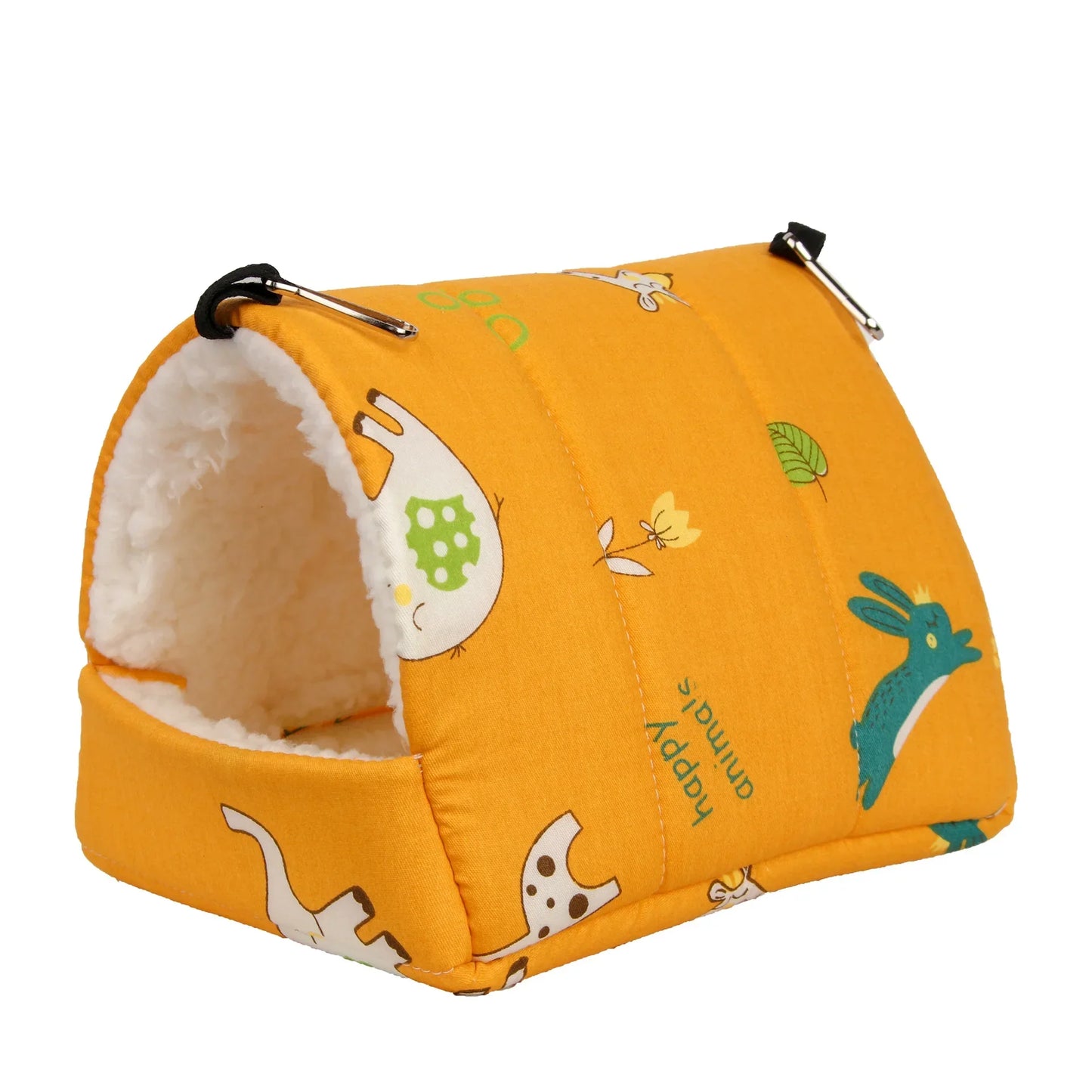 Cute Print Bird Bed Mini Cage Rabbit Squirrel