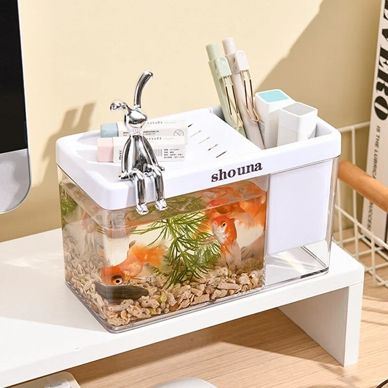 Fish Tank Transparent Glass Rectangular