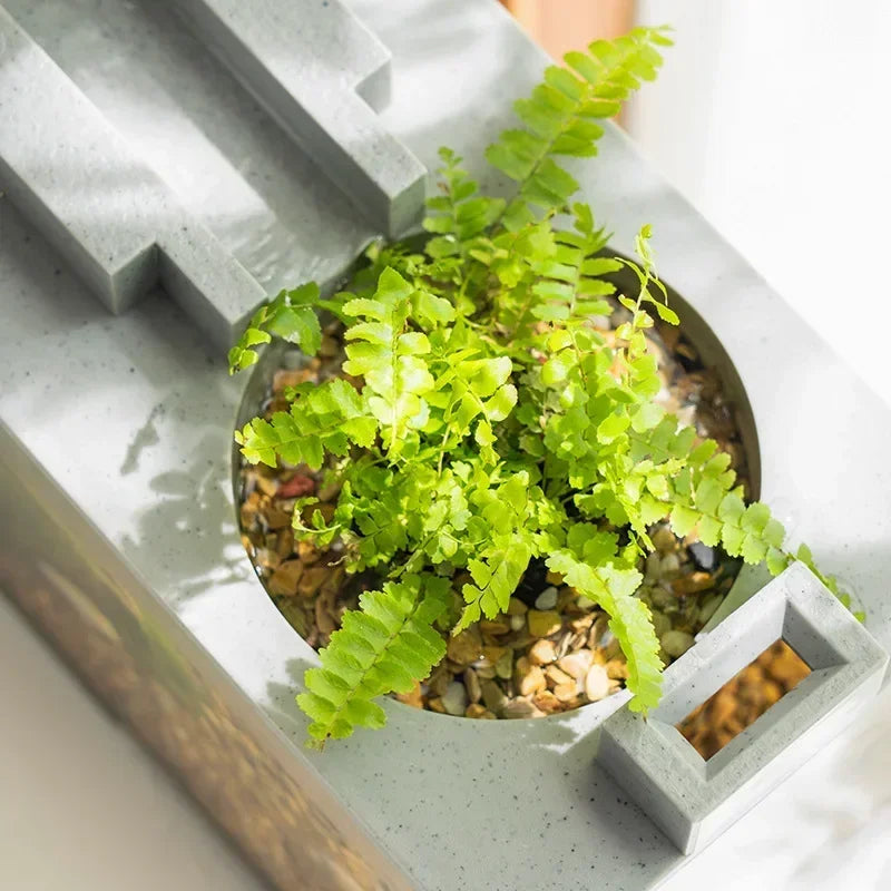 Small Aquarium Fish Tank Built-in Oxygen Bar