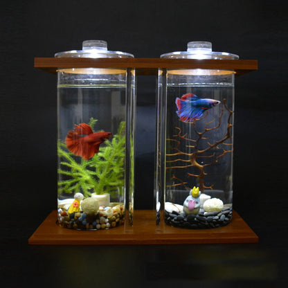 Mini Fish DIY Tank Creative Bamboo