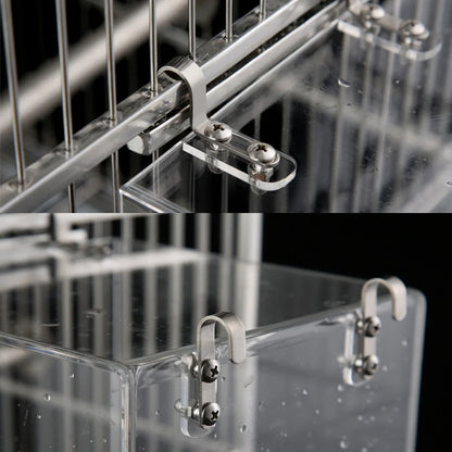 Transparent Acrylic Bird Bath Box