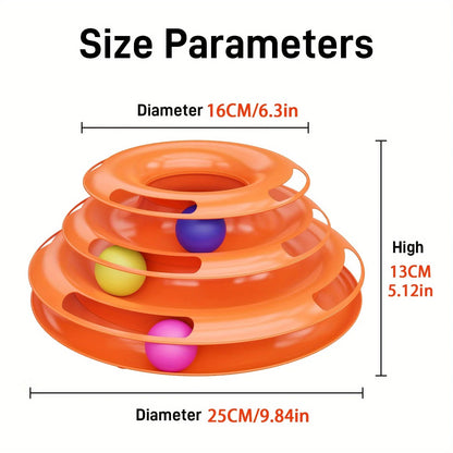 3 Layer Interactive Cat Toy