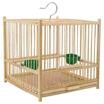 1 Set Bamboo Woven Bird Cage