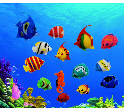 10Pcs Moving Artificial Fishes Plastic