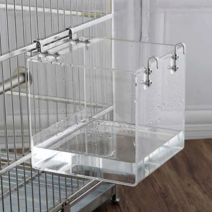Transparent Acrylic Bird Bath Box
