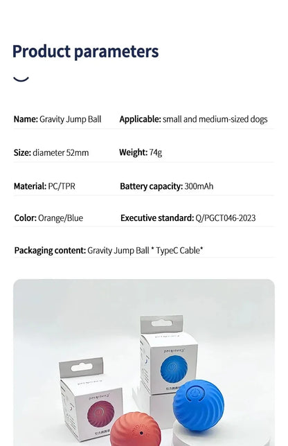 Smart Dog Toy Ball Automatic Electronic