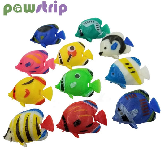 10Pcs Moving Artificial Fishes Plastic