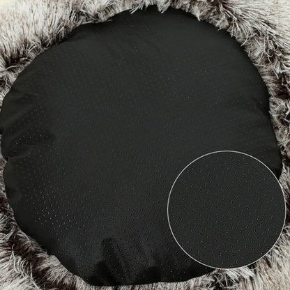Winter Plush Pet Cat Bed Round Cat