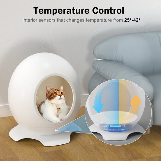 Modern Round Pet Bed for Cats