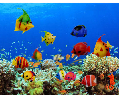 10Pcs Moving Artificial Fishes Plastic