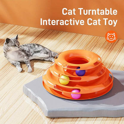 3 Layer Interactive Cat Toy