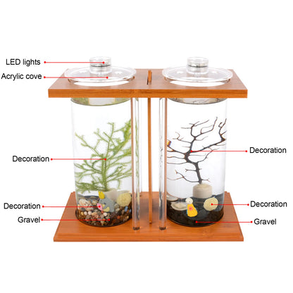Mini Fish DIY Tank Creative Bamboo