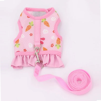 Rabbit Harness with Leash Cute