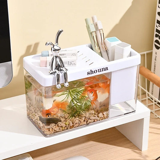 Fish Tank Transparent Glass Rectangular